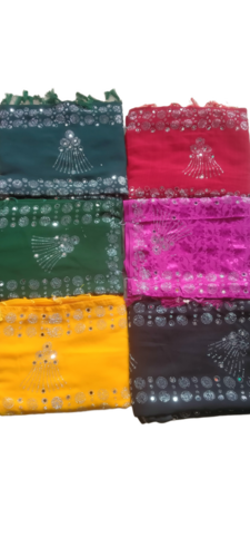 Stylish Saree - Color: Available In Different Of Color