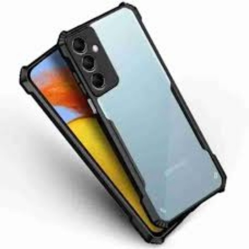 Mobile Cover - Rectangular Blue Design, Smooth Finishing | Fast Charging Compatible, Multi-Color, Water Resistant