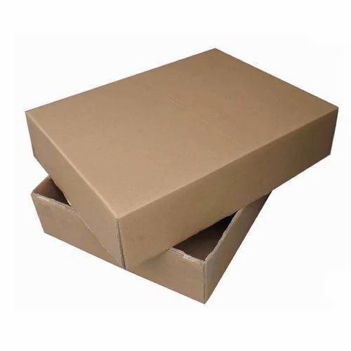 Plain Garment Packaging Box - Paper Material, Brown Color, Printed Design | Eco-Friendly Solution for High-Quality Garment Presentation
