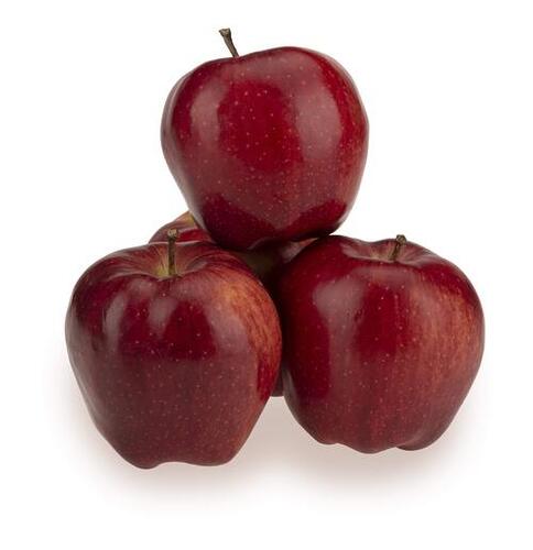 Red Delicious Apple - Fresh Variety, Large Round Size, Sweet Taste, Organic Cultivation, Red Color, Ideal for Eating, Salads, Sauces, Pies