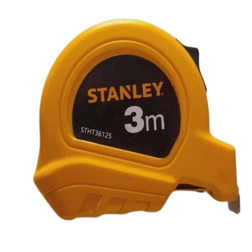 3m Stanley Measuring Tape - Steel Material 16mm Blade Width | Multicolor Design Customizable Size for Carpentry Precision