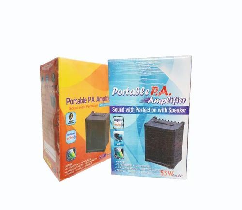 Amplifier Packaging Box - Paper Material, Multi Color Printed Design | Versatile and Eye-Catching Packaging Solution