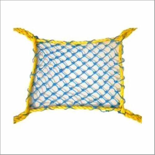 Braided Construction Safety Nets - Durable Netting, Customized Size, Square Hole Shape, Multiple Colors | Folded Design, Good Strength, Optimum Quality