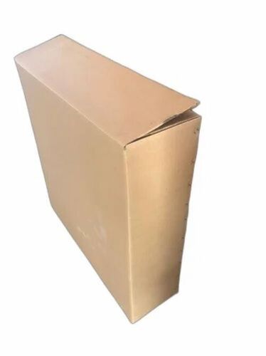 Brown Cardboard Packaging Box - 5 Ply Double Wall, Food Grade Virgin Kraft Paper | Brown Color, Rectangular Shape, Holds 5-10 Kg