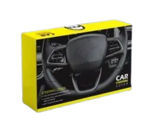 Car Accessories Packaging Box - Single Wall 3 Ply, 7X4.4X2.2 Inch Rectangular Design, Multi Color, Made of Corrugated Paper