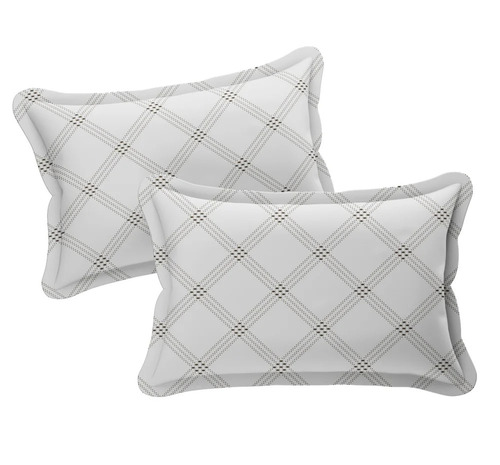 Cotton Pillow Cover - Multicolor Printed Rectangular Design | Cotton Material, Universal Size for All Pillow Types