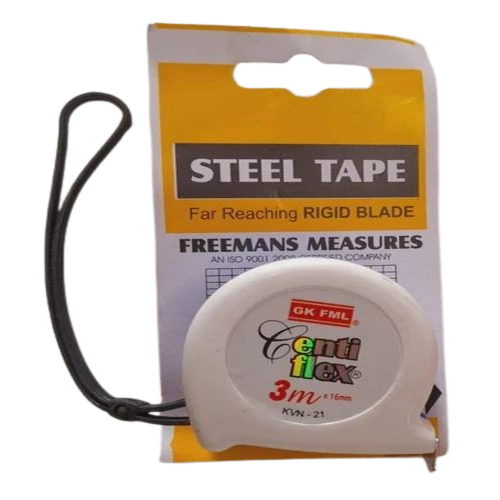 Freemans Steel Measuring Tape - 3 m Durable Measurement Tool | Multicolor, Good Quality Features