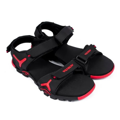 Men Phylon Sandals - Light Weight, Comfortable Fit, All Season Style | Fancy Black Casual Wear for Men