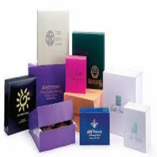 Cosmetics Packaging Boxes - Kraft Paper Multicolour Printed Design | Eco-Friendly Material Versatile Usage for Various Cosmetics