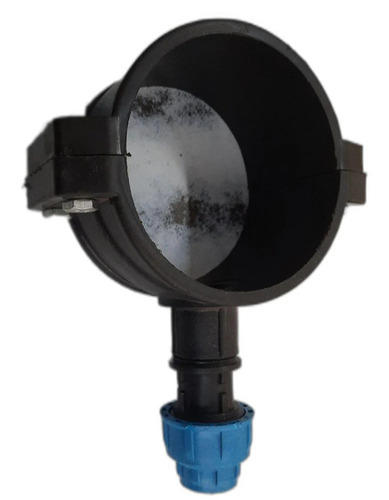Hdpe Pipe Clamp - Black 1 Inch HDPE Plastic | Round Shape, Durable C Clamp Structure, Fine Finished for Industrial Use