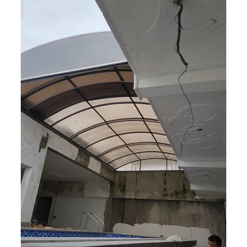 Multi Wall Polycarbonate Sheet Retractable Sliding Roof