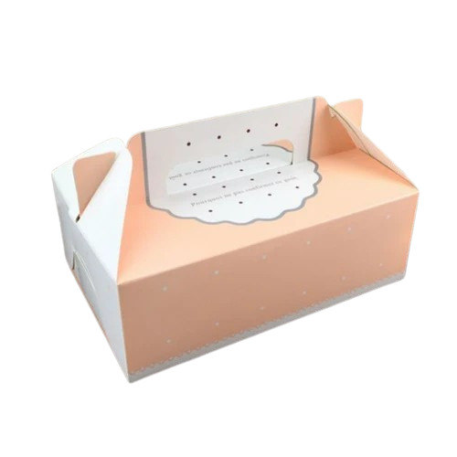 Pastry Packaging Box - Paper Material, Rectangular Shape, Multicolour Printed Design | Elegant & Versatile Pastry Presentation Solution