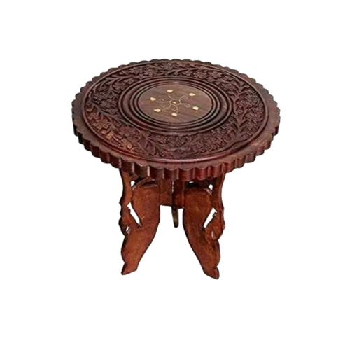 Round Wooden Table