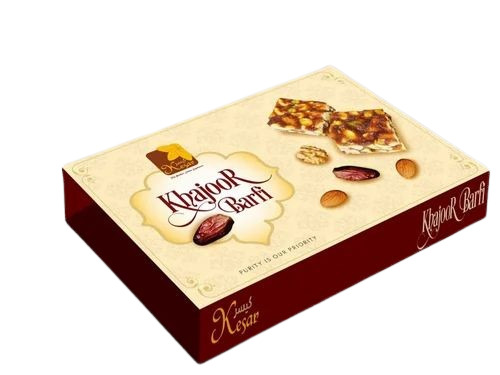Sweet Packaging Box - Paper, 550 Grams, Square Shape, Multicolour Printed Design | Eco-Friendly, Versatile Storage Solution