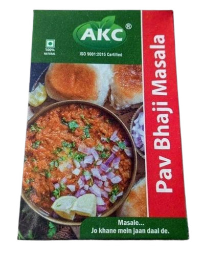 Akc 50g Pav Bhaji Masala - 50g Powder Brown Color | Organic FSSAI Certified A Grade Quality Good Packaging 6 Months Shelf Life