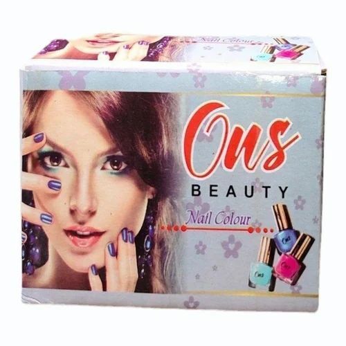Cosmetic Packaging Box - 3 Ply 300 GSM Virgin Kraft Paper Rectangular Shape Moisture Proof Biodegradable Multi Color Digital Printing