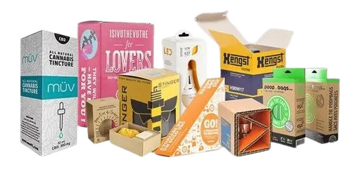 Multicolor Printed Packaging Box - Paper Material, Multi Color Design | Eco-Friendly, Versatile Storage, Attractive Presentation