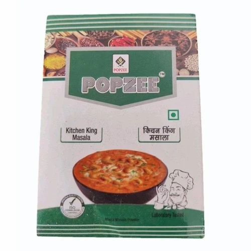 Popzee Kitchen King Masala - 100 Grams Organic Brown Powder | FSSAI Certified Spicy Flavor A Grade Quality For Cooking 6 Months Shelf Life