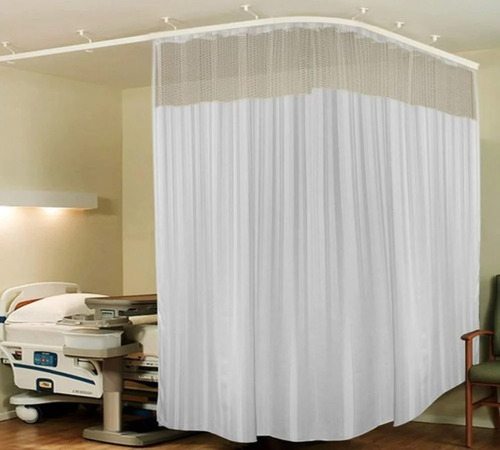 Pvc Curtain - PVC Material, All Sizes, White Color - Anti-Bacteria, Plain Dyed Style, Handmade Technics, Suitable for Awnings and Hospital Use