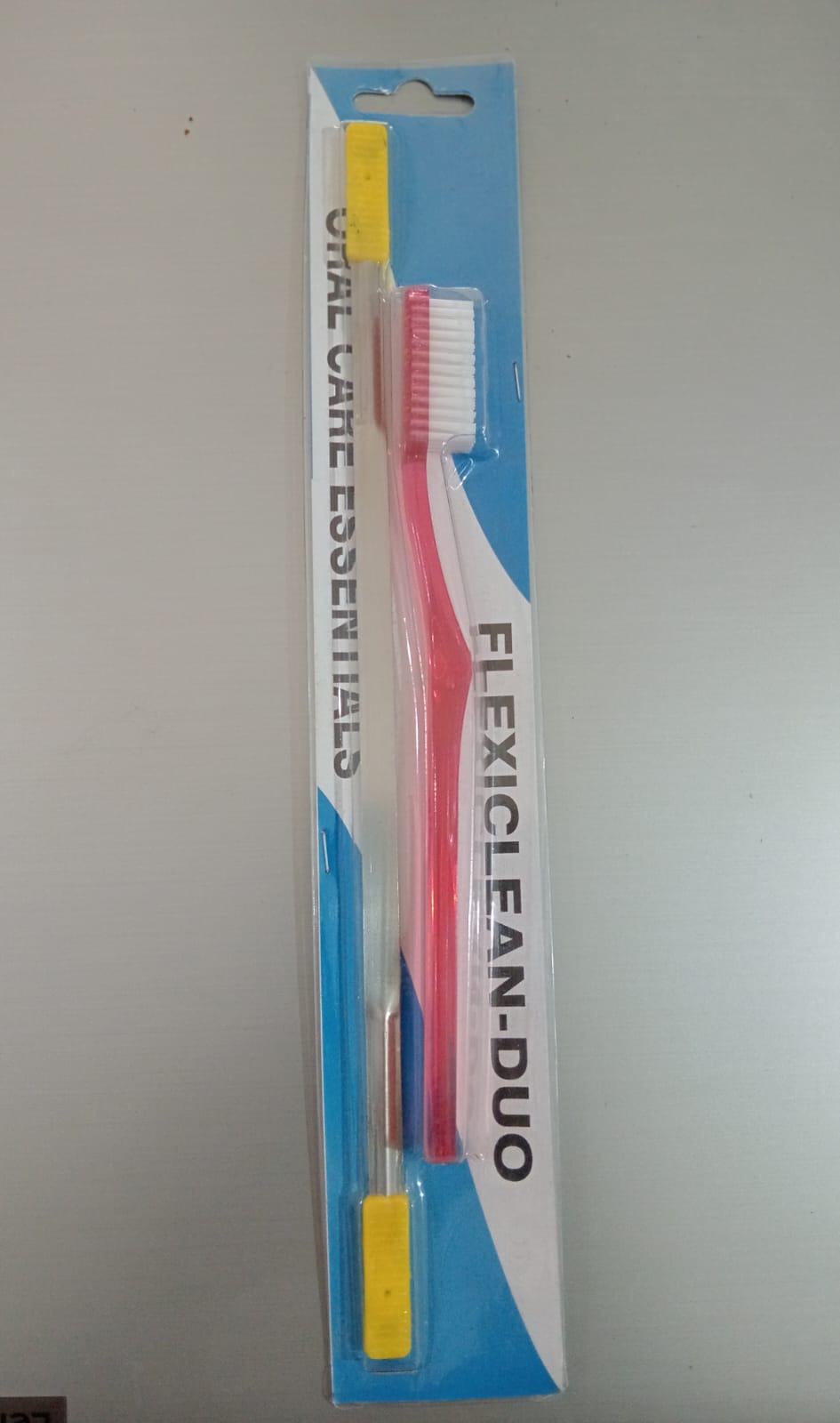 SS Tongue Cleaner & Plastic Toothbrush Set - Stainless Steel 304 Multicolor Skin Friendly Long Lasting For All Ages Multiple Use