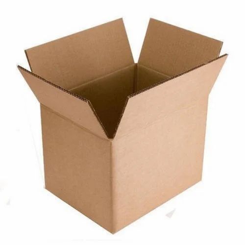 3 Ply Corrugated Packaging Boxes - Corrugated Paper, 13 x 10 x 10 Inches, Brown, Biodegradable | Applications: Apparel, Electronic, Food, Gift & Crafts
