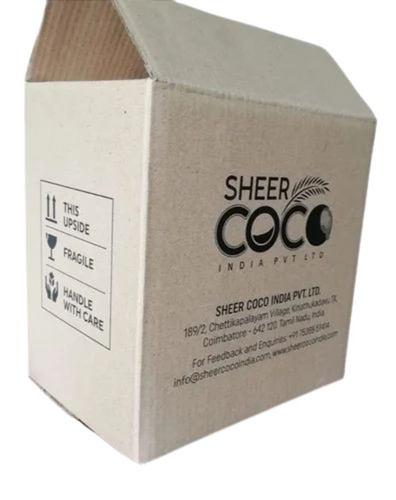5 Ply Printed Corrugated Box - Double Wall, 24 x 12 x 12 inch , Brown Kraft Paper for Electronic, Food, Gift & Apparel Packaging
