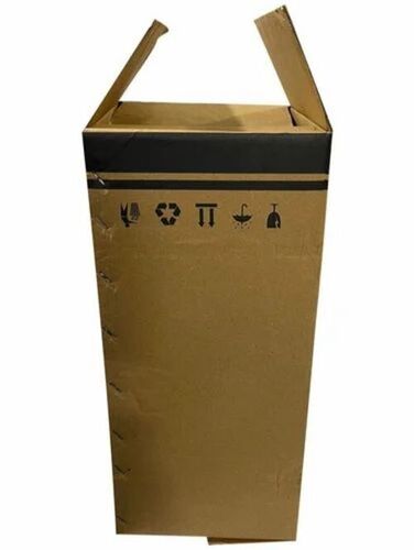 7 Ply Corrugated Packaging Box - 26x20x15 Inch Brown Virgin Kraft Paper | Triple Wall Design, Digital Printing, 25kg Capacity
