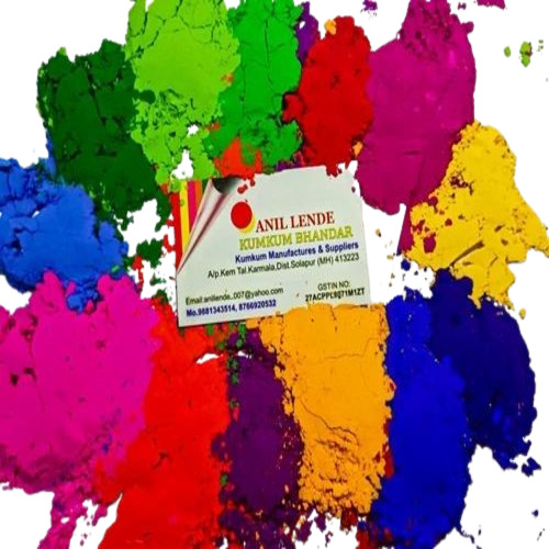 All Holi Colours - Herbal Eco Friendly Color Powder | Natural and Scented Soft Texture Loose Packaging for Festivals and Parties