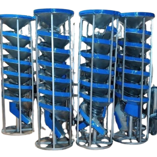 Blue Galvanized Iron Spiral Separators