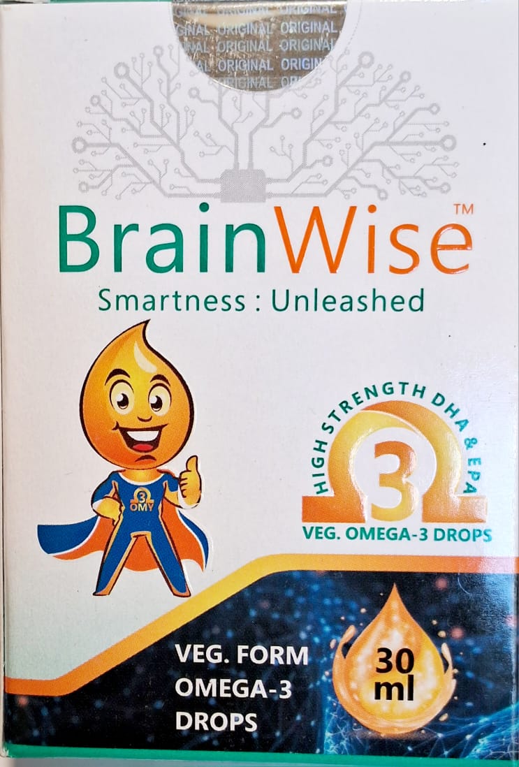 BrainWise Omega-3 Veg Drops 30ml