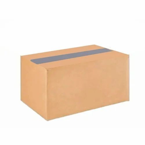 Brown 3 Ply Corrugated Box - 16.5 x 12 x 3.5 Inches | Virgin Kraft Paper, Rectangular Shape, Holds Up to 10 Kg, Ideal for Apparel & Electronics