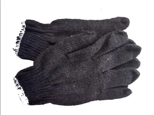 Cotton Knitted Glove - Cotton Material, Multi Color, Full Finger Style | Breathable, Skin Friendly, Washable, Unisex Medical Gloves, Plain and Printed Patterns