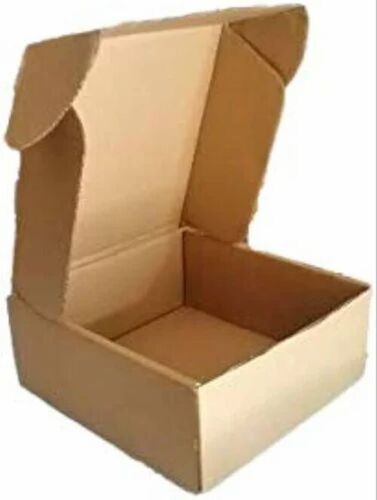 Die Cut Folding Boxes - Paper, Brown | Disposable, Ideal for Food Packaging, Gifts & Crafts, Apparels
