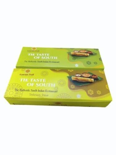 Dosa Packaging Box - Kraft Paper, Multi Color Printed Design | Eco-Friendly Material for Your Dosa Packaging Needs