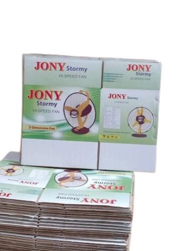 Electrical Fan Packaging Box - Paper Material, Multi Color Design | Printed Finish for Enhanced Visibility and Protection