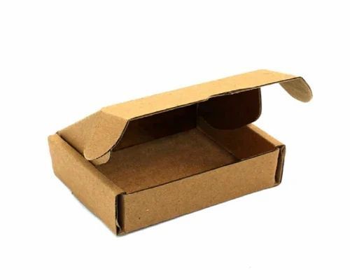 Folding Corrugated Packaging Box - 3 Ply Virgin Kraft Paper, 12x10x5 Inch Size | Rectangular Shape, 10 Kg Weight Capacity, Brown Color