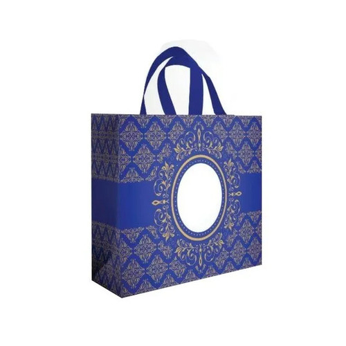 Loop Handle Paper Shopping Bags - Eco-Friendly, Moisture Proof, Multicolor | Rope Handle, Max Load 5, Customized Designs & Patterns