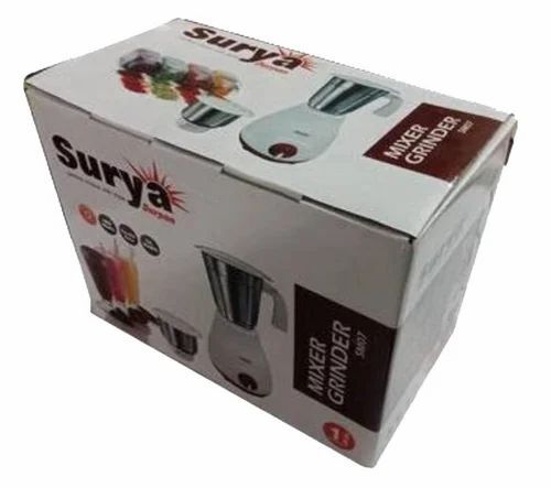 Mixer Grinder Packaging Box - Paper Material, Multi Color Design | Eco-Friendly, Printed Design for Secure Product Protection