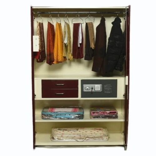 Polished Stainless Steel Almirah