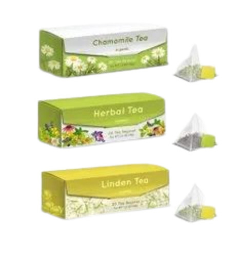Tea Bags Packaging Boxes - Paper Material | Multi Color Printed Design for Effective Tea Storage and Presentation