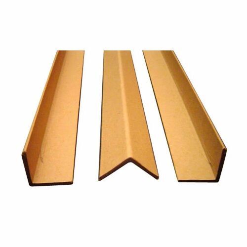 Edge Protectors Angle Boards - Corrugated Paper, 250 GSM, Brown | Ideal for Edge Protection and Safe Packaging Solutions