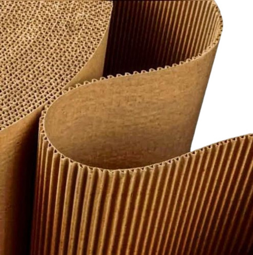 2 Ply Corrugated Paper Roll - 120 GSM, 2 Ply, Brown | Material: Corrugated Paper, Usage: Ideal for Corrugated Box Manufacturing