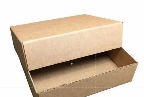 Brown Paper Packaging Box - 200 GSM Litho Laminated, Straight Tuck End, Rectangle Shape, Brown Color, 1 Kg Capacity, Embossed Finish, Disposable Paper