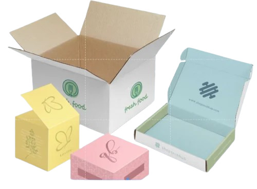 Cosmetic Packaging Box - Paper Material, Multi Color Printed Design | Ideal for Cosmetic Storage and Product Presentation