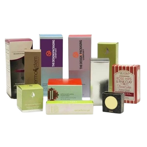 Cosmetics Packaging Boxes - SBS Paper, Multi Color | Printed Design for Eye-catching Cosmetic Displays