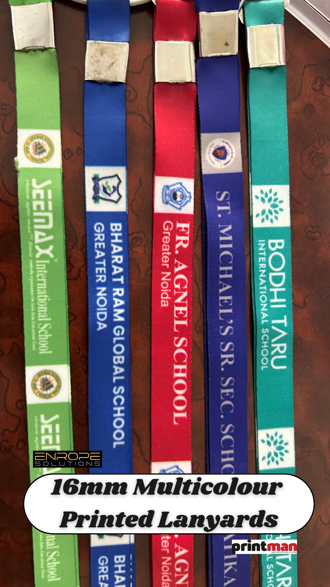 Multicolor Printed Lanyard