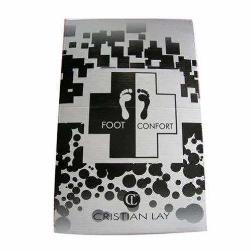 Shoes Packaging Box - Paper Material , Multi Color Printed Design