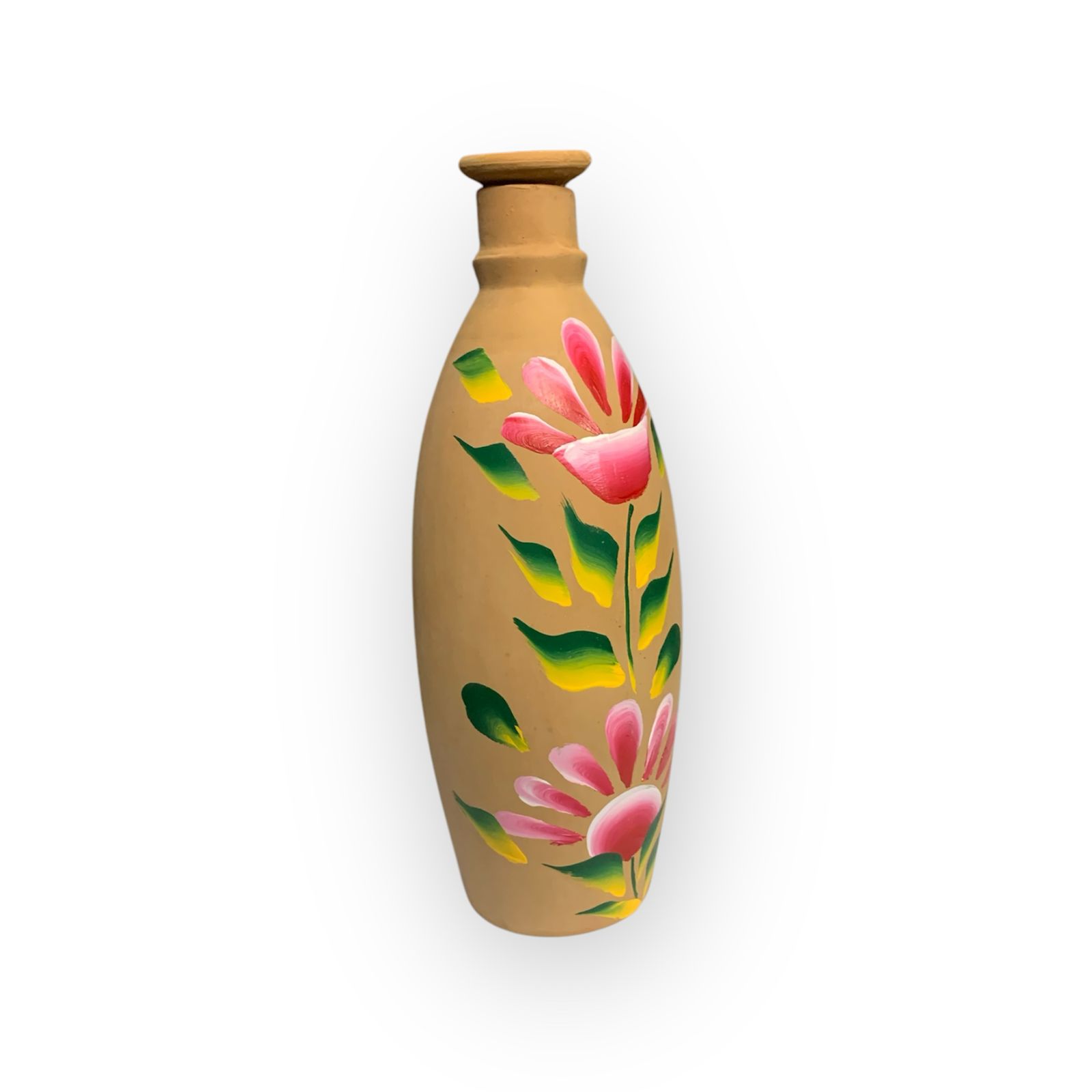 Terracotta Clay Handmade Bottle 1000 Ml