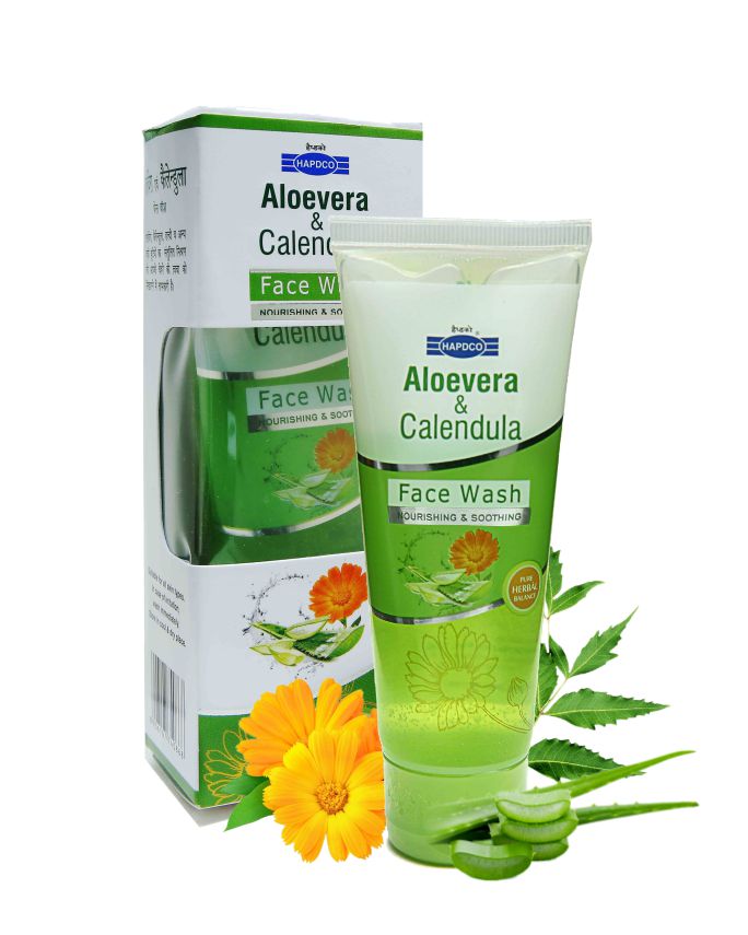 Third Party Manufacturing of Herbal Aloe Vera & Calendula Face washh