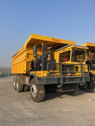 Used Tonly Mining Dump Truck Tl875B - Color: Yellow